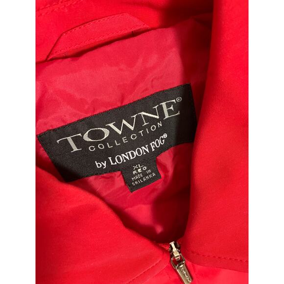 Red Towne by London Womens XL Jacket Classic Coat Stylish Outerwear - Picture 2 of 6